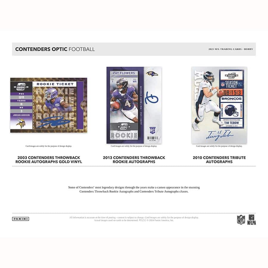 Panini Contenders Optic NFL Football 2023 - Hobby Box