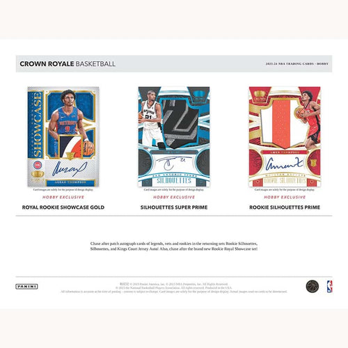 Panini Crown Royale NBA Basketball 2023/24 - Hobby Box