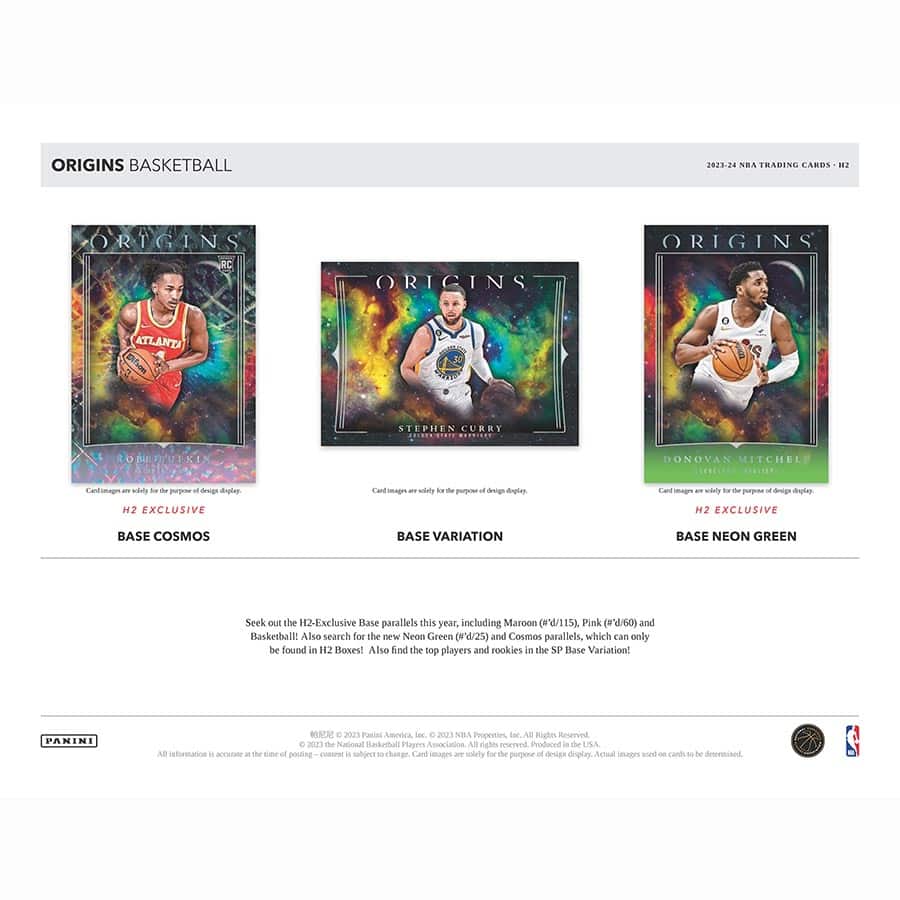 Panini Origins NBA Basketball 2023/24 - Hybrid H2 Box