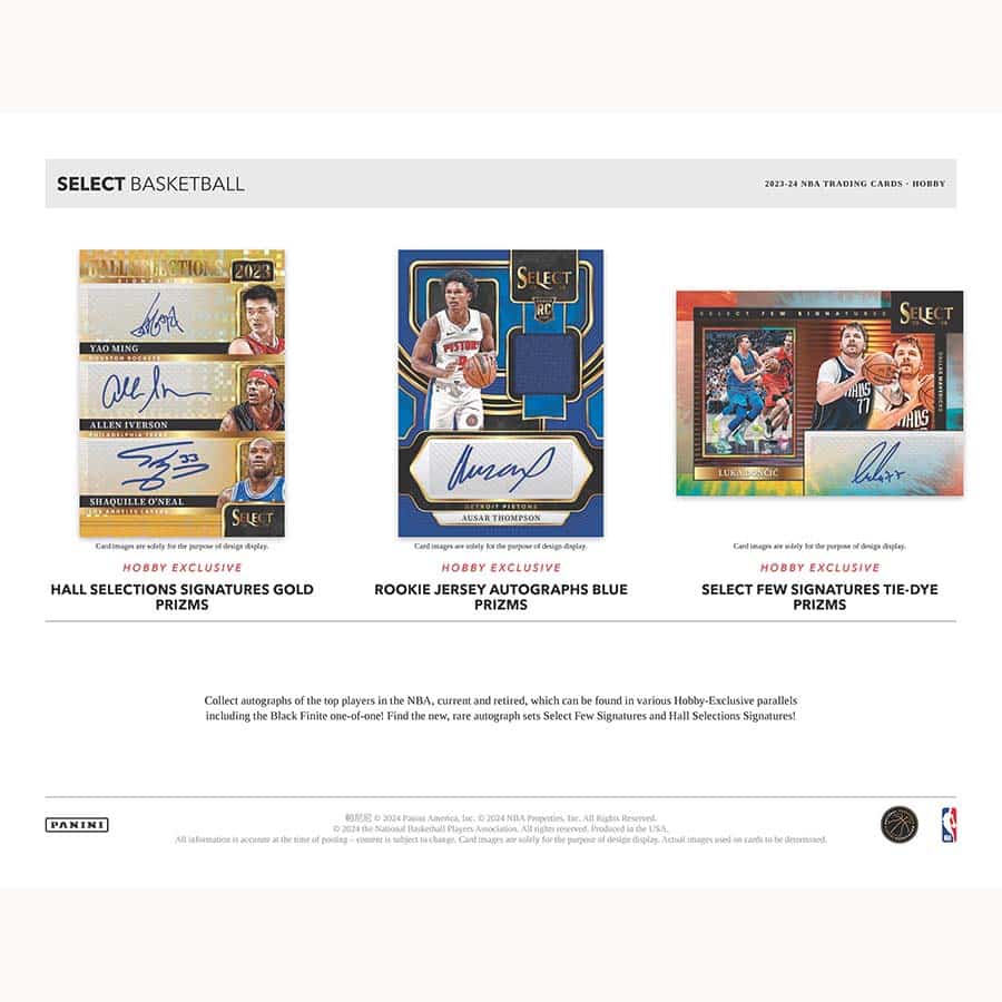 Panini Select NBA Basketball 2023/24 - Hobby Box