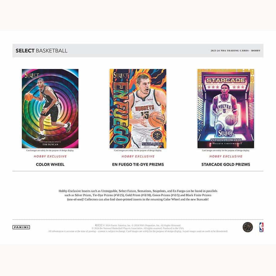 Panini Select NBA Basketball 2023/24 - Hobby Box