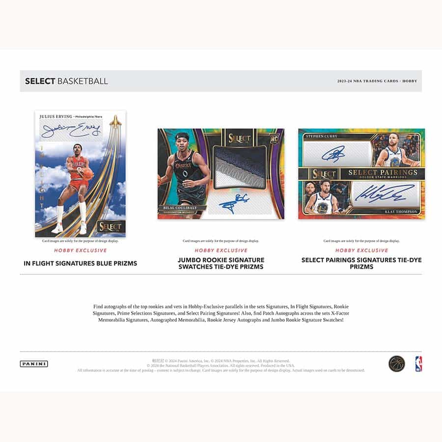 Panini Select NBA Basketball 2023/24 - Hobby Box