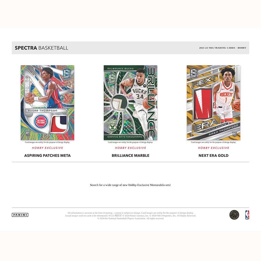 Panini Spectra Basketball NBA 2023/24 - Hobby Box