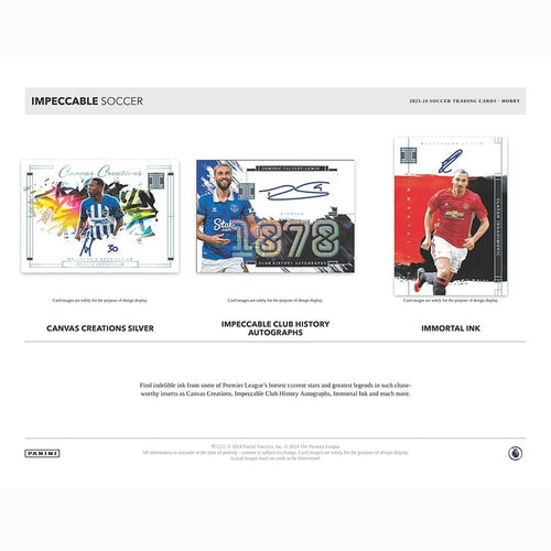 Panini impeccable Premier League Soccer 2023/24 - Hobby Box