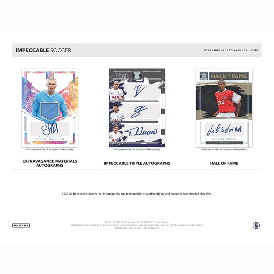 Panini impeccable Premier League Soccer 2023/24 - Hobby Box