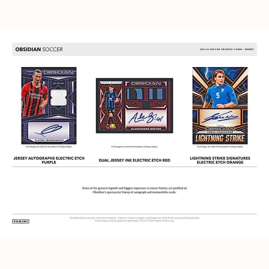 Panini Obsidian Soccer 2023/24 - Hobby Box