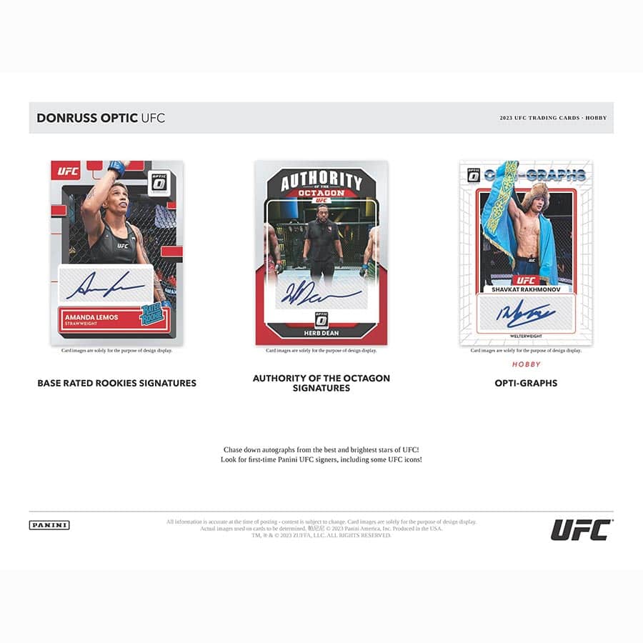 MMA Panini Donruss Optic UFC 2023 - Hobby Box