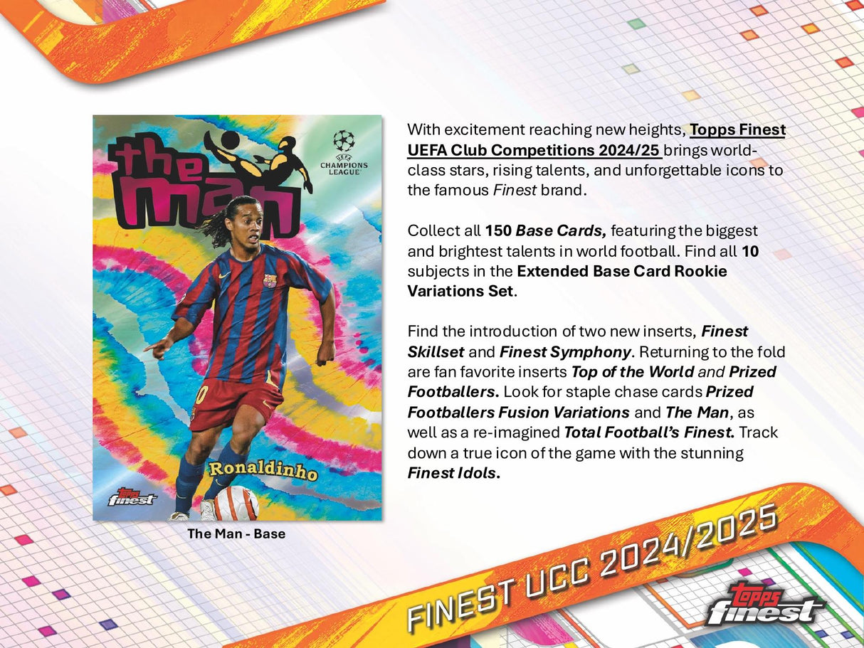 Topps Finest UEFA Club Competitions 2024/25 - Hobby Box