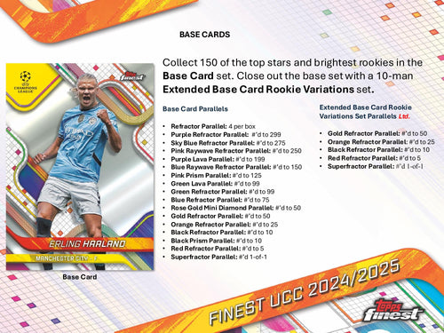 Topps Finest UEFA Club Competitions 2024/25 - Hobby Box