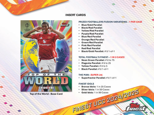 Topps Finest UEFA Club Competitions 2024/25 - Hobby Box