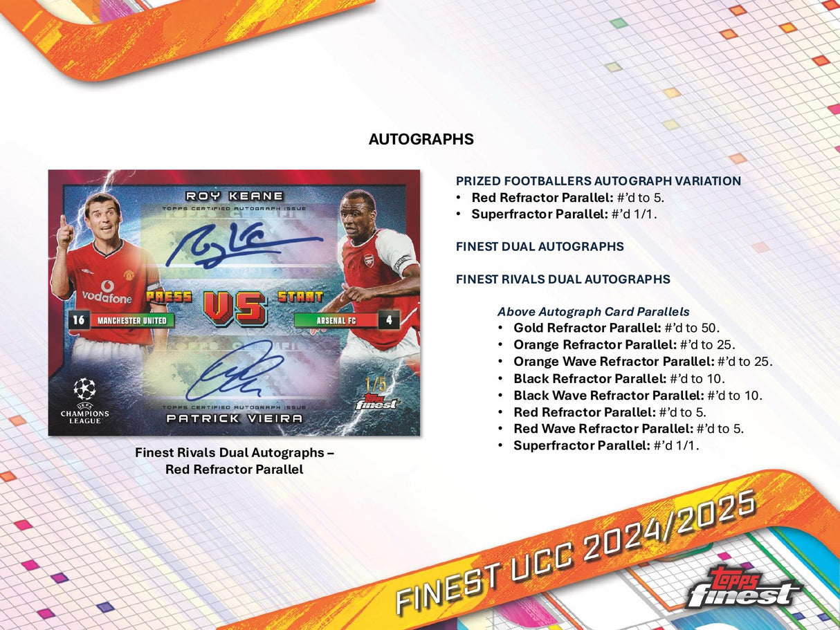 Topps Finest UEFA Club Competitions 2024/25 - Hobby Box