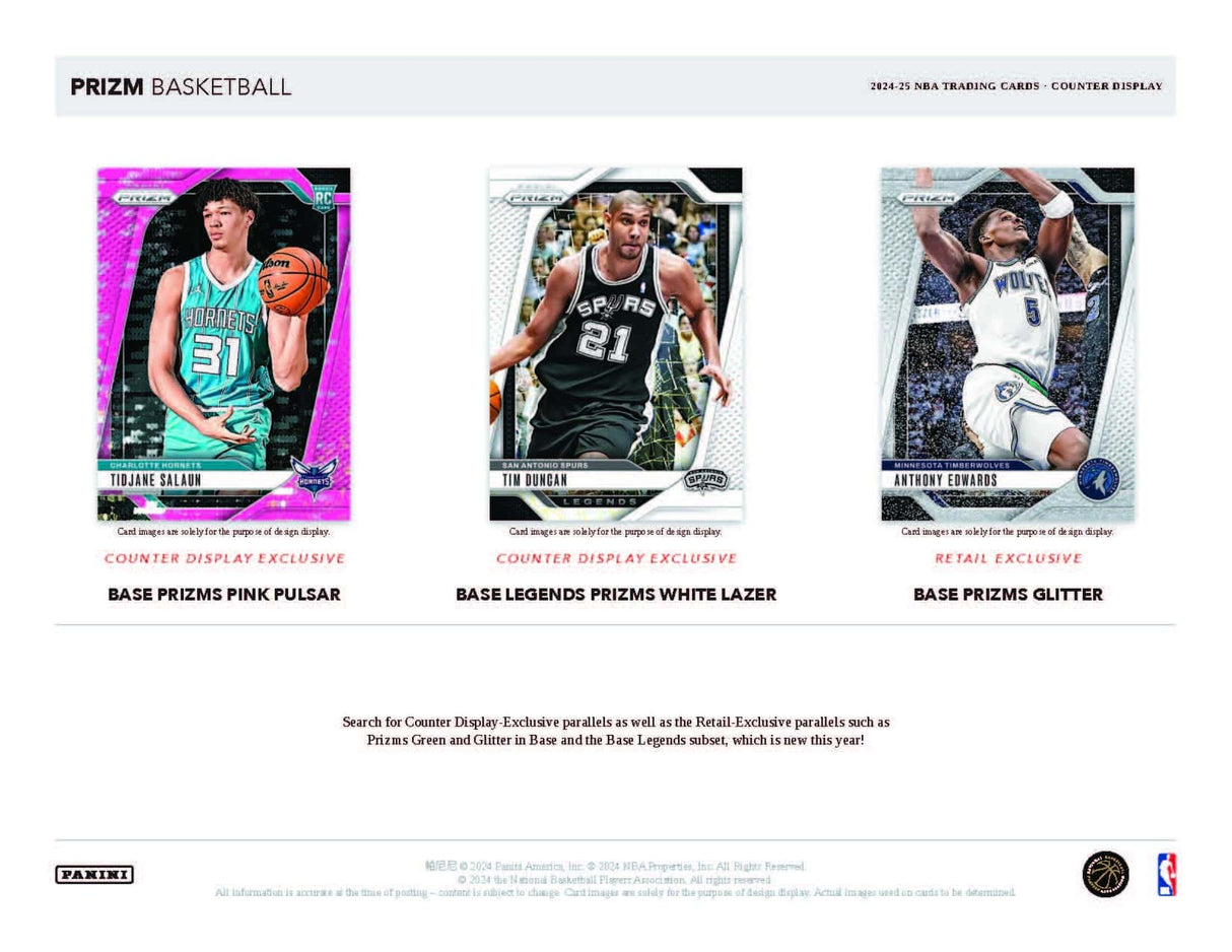 Panini Prizm NBA Basketball 2024/25 - Retail Box