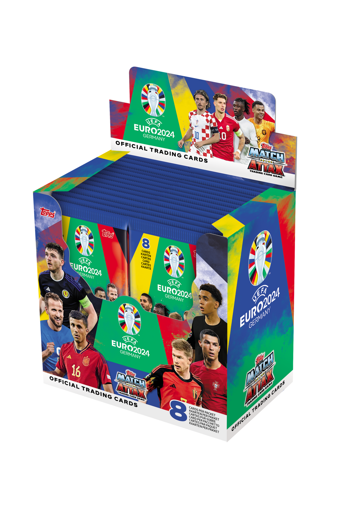 Topps EURO 2024 Match Attax - Booster Display Box (36 pakker)