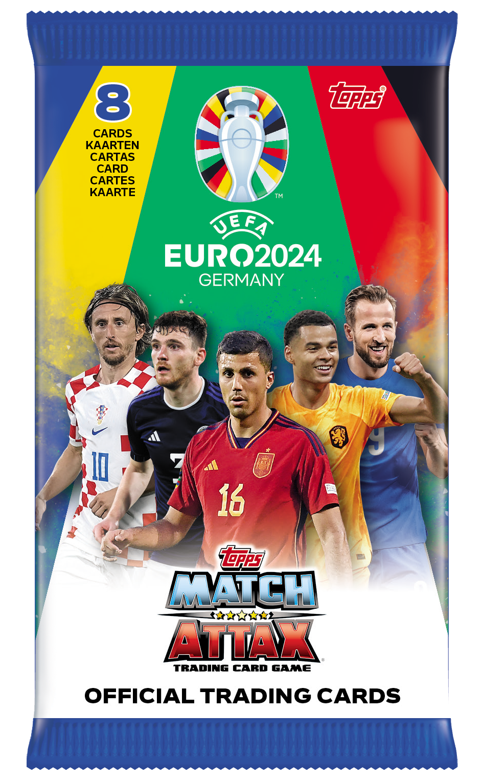 Topps EURO 2024 Match Attax - Booster Display Box (36 pakker)