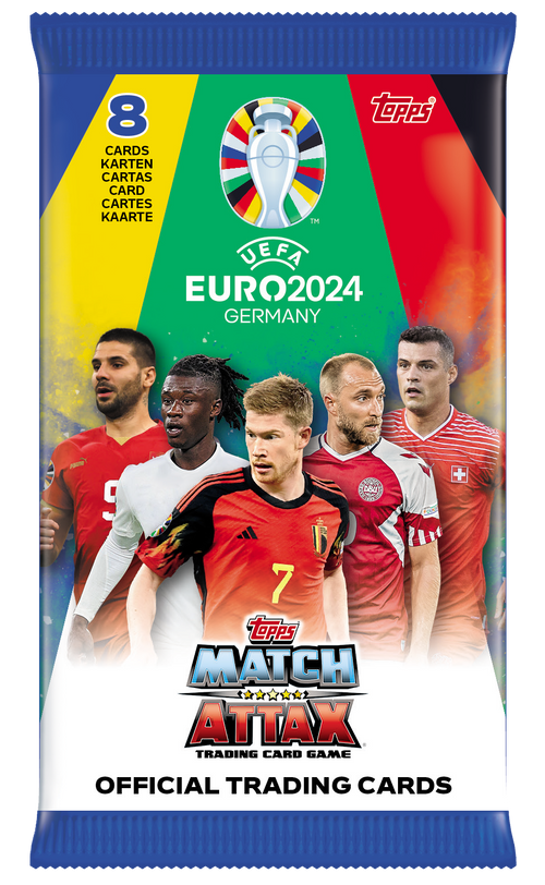 Topps EURO 2024 Match Attax Booster Pakke Spilforsyningen Topps EURO 2024 Match Attax Booster Pakke Spilforsyningen