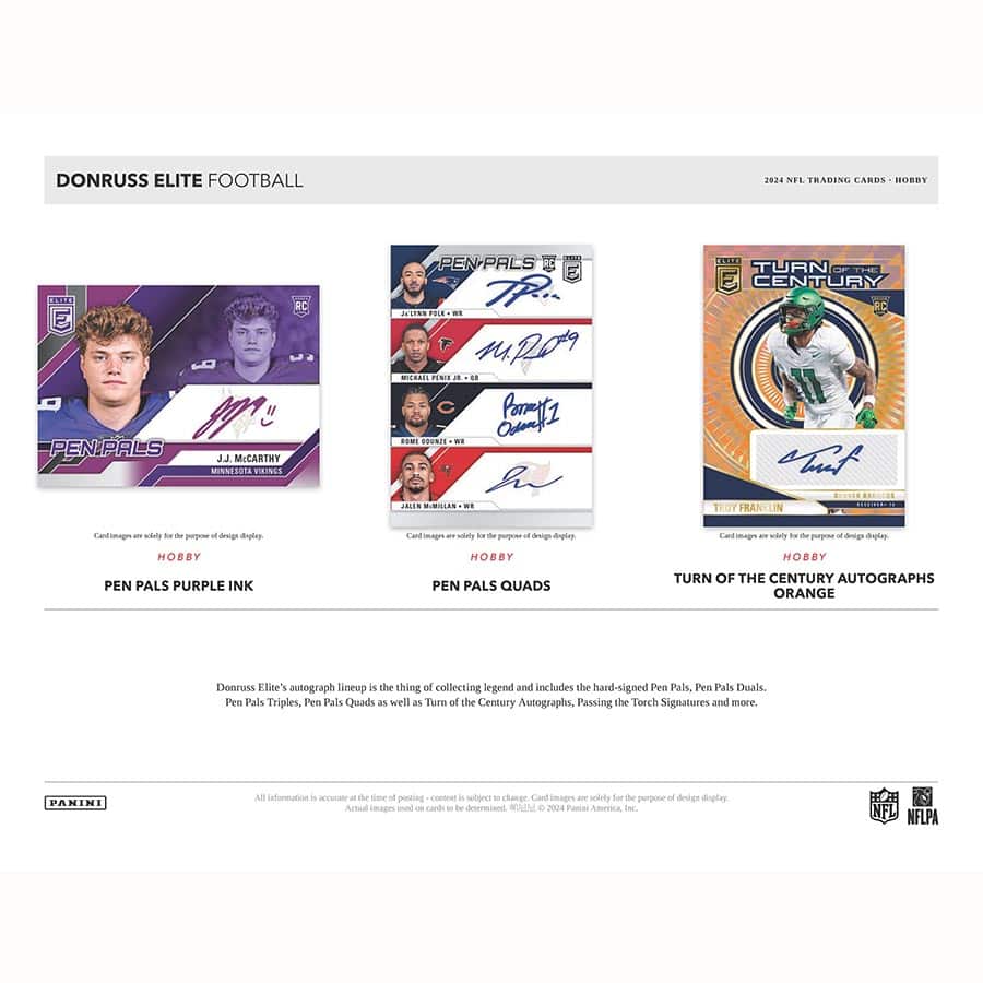 Panini Donruss Elite NFL Football 2024 - Hobby Box