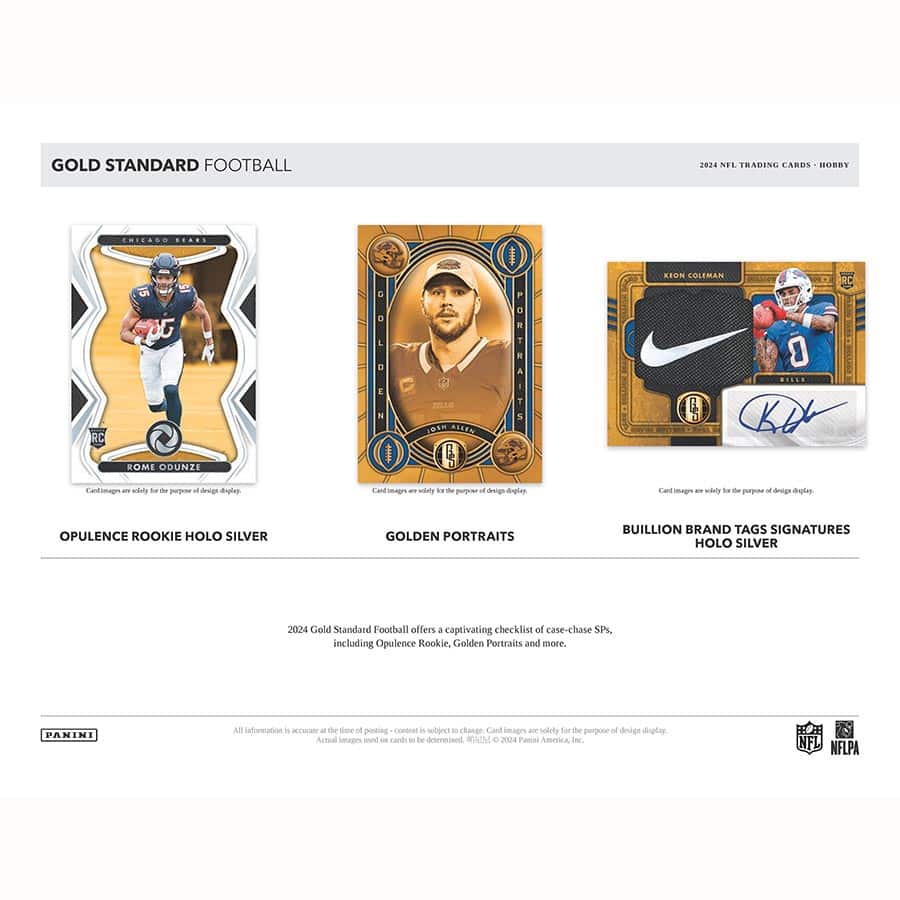 Panini Gold Standard NFL Football 2024 - Hobby Box