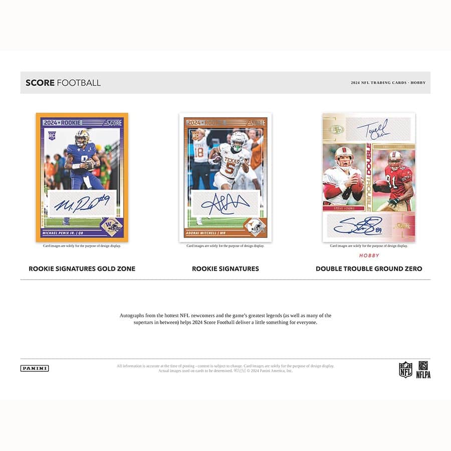 Panini Score NFL Football 2024 - Hobby Box