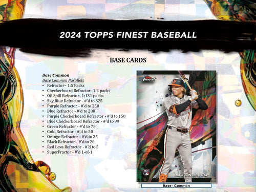 Topps Finest Baseball 2024 - Hobby Box