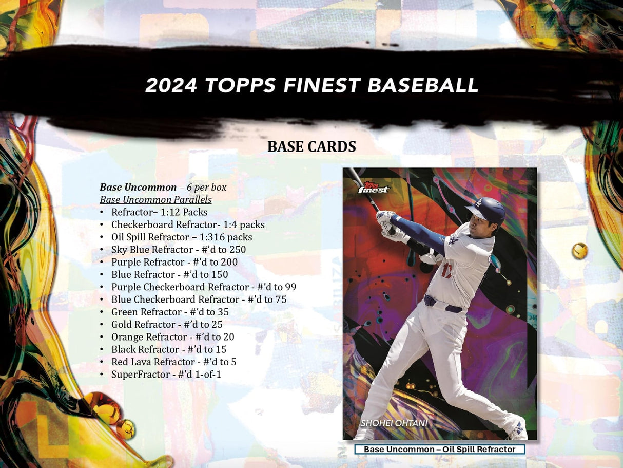 Topps Finest Baseball 2024 - Hobby Box