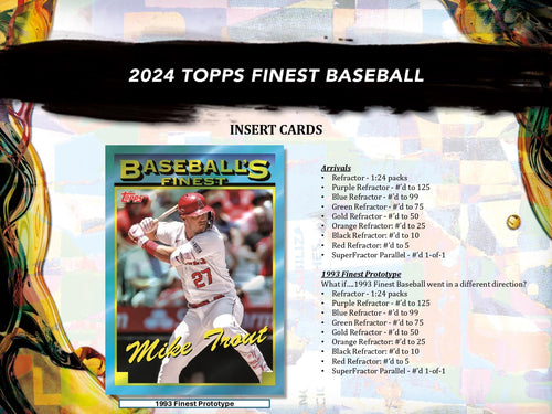 Topps Finest Baseball 2024 - Hobby Box