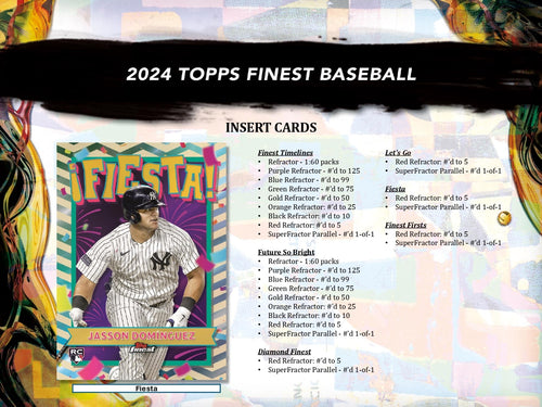 Topps Finest Baseball 2024 - Hobby Box