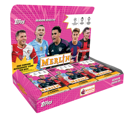 Topps Merlin UEFA Chrome 2023/24 - Hobby Box