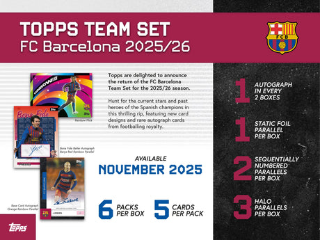 Topps Barcelona Team Set 2025/26