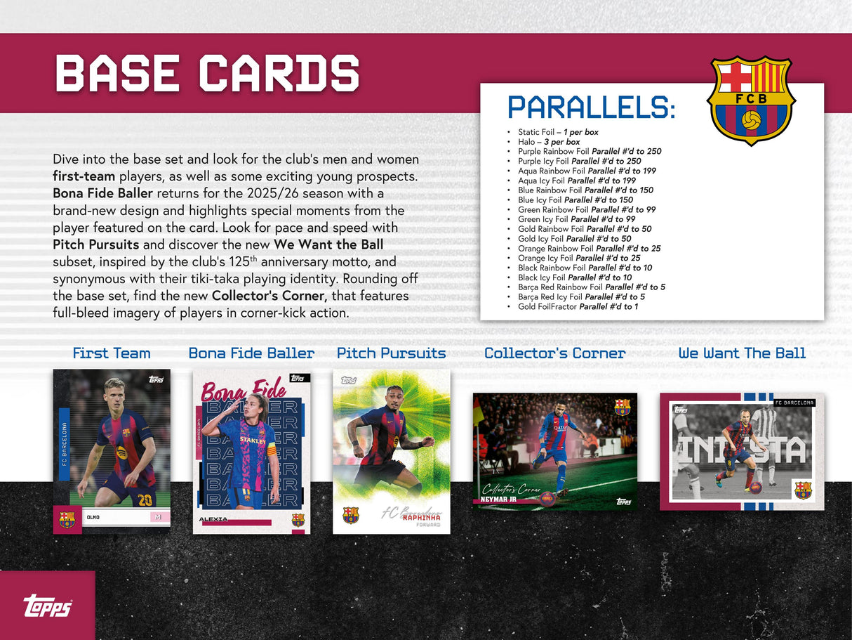 Topps Barcelona Team Set 2025/26