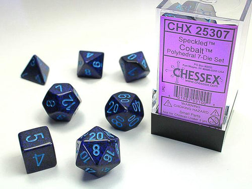 Speckled – Polyhedral Cobalt™ 7-Die Set