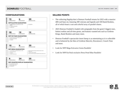 Panini Phoenix Football 2025 - Hobby Box