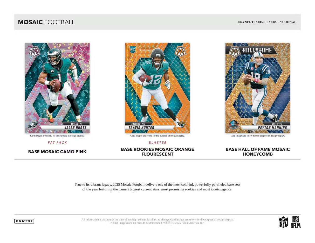 Panini Mosaic Football 2025 - Blaster Box