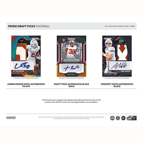 Panini Prizm Draft Picks College Football 2025 - Hobby Box