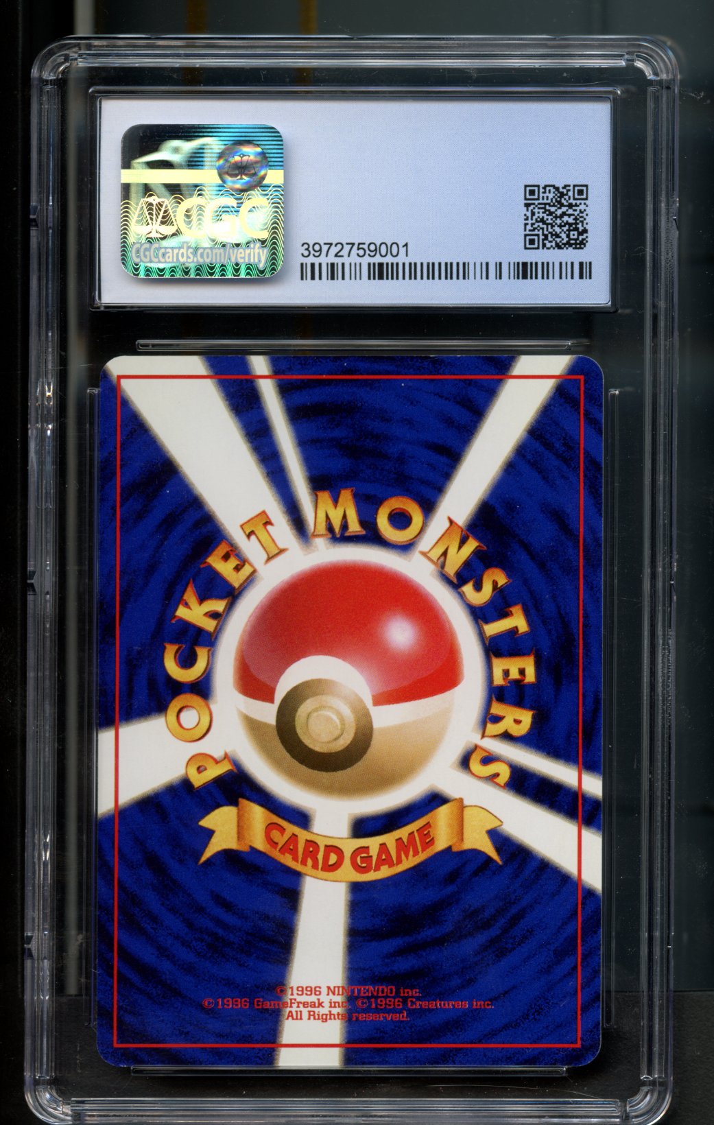 Mew #151 Reverse Holo CGC 9 [JPN Southern Island]