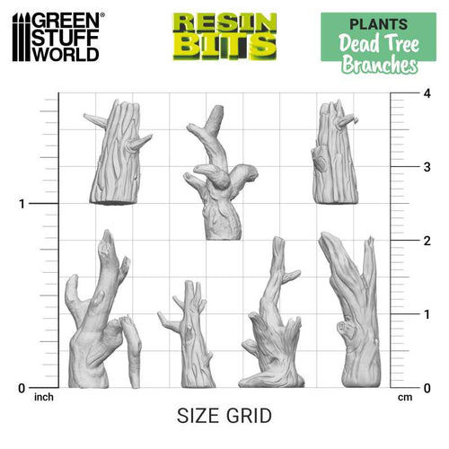 Green Stuff World: 3D Printed Set - Dead Tree Brushes