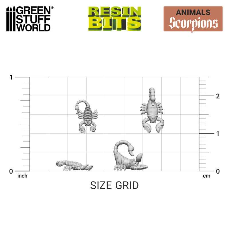 Green Stuff World: 3D Printed Set - Scorpions