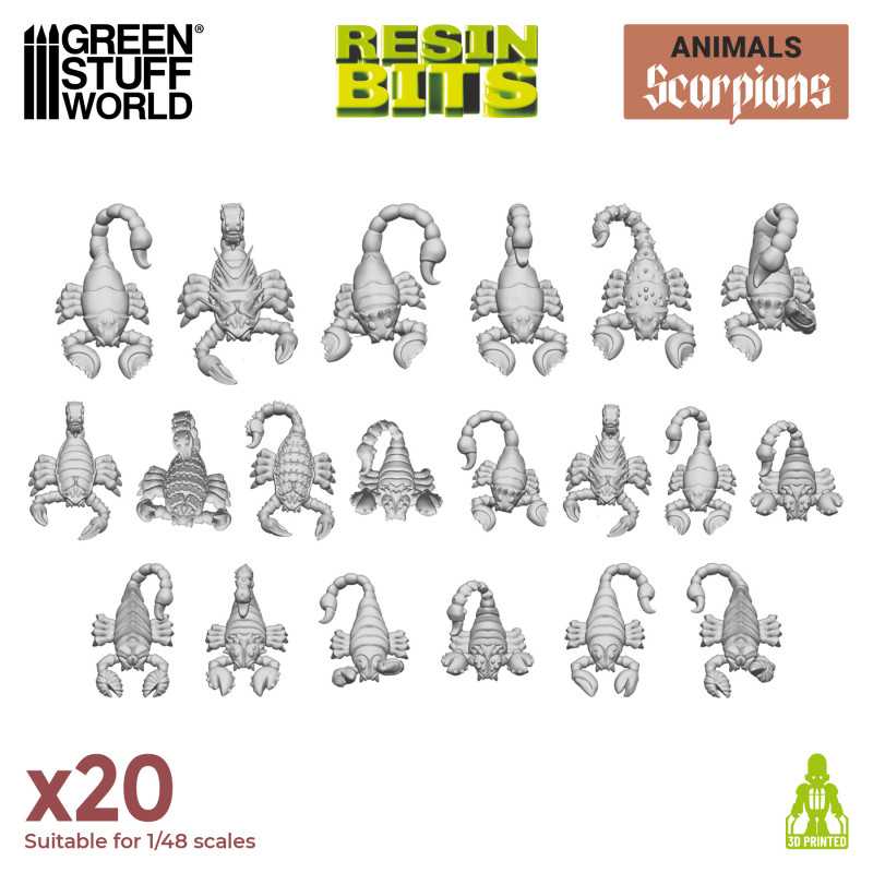 Green Stuff World: 3D Printed Set - Scorpions