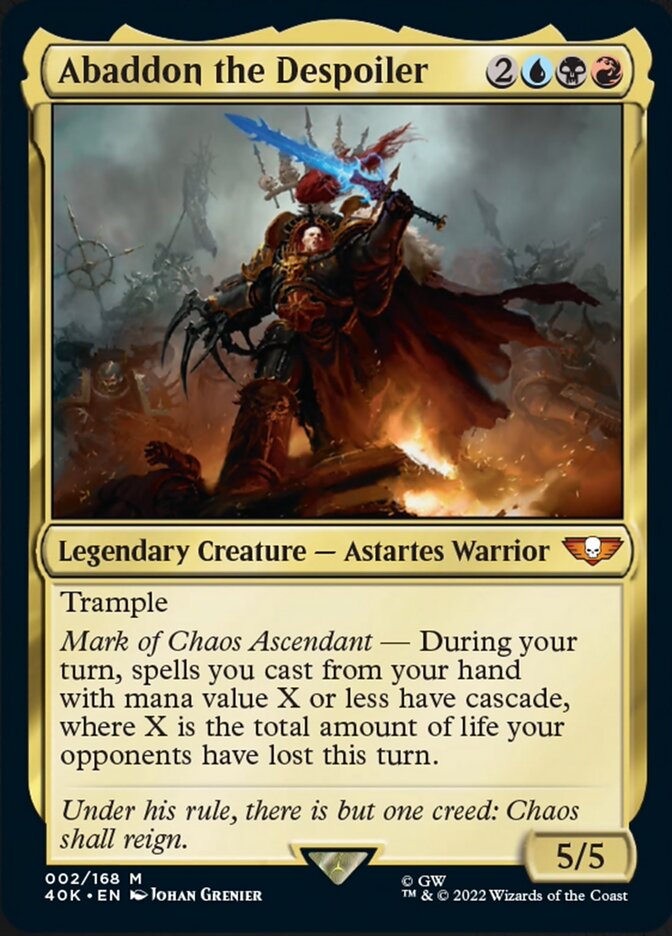 Magic the Gathering: Warhammer 40.000 - The Ruinous Powers - Commander Deck