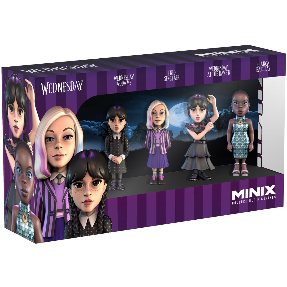 Minix Wednesday - 4 Pack 7cm
