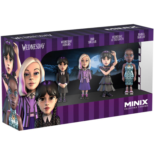 Minix TV Series - Wednesday 4 Pack 7cm