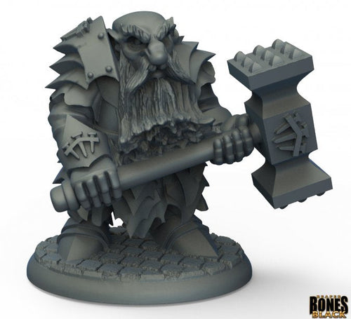 Reaper Bones - Dark Dwarf Pounder