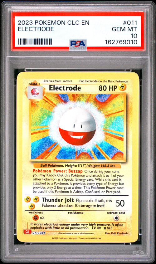 Electrode #011 Pokemon Clc-trading Card Game Classic Charizard & Ho-oh EX Deck 2023 PSA 10