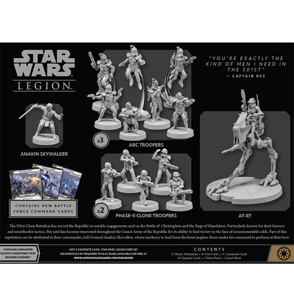 Star Wars Legion: 501st Legion - Battle Force Starter Set