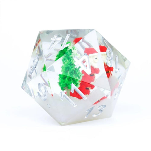 Sirius Dice - Santa 54mm D20