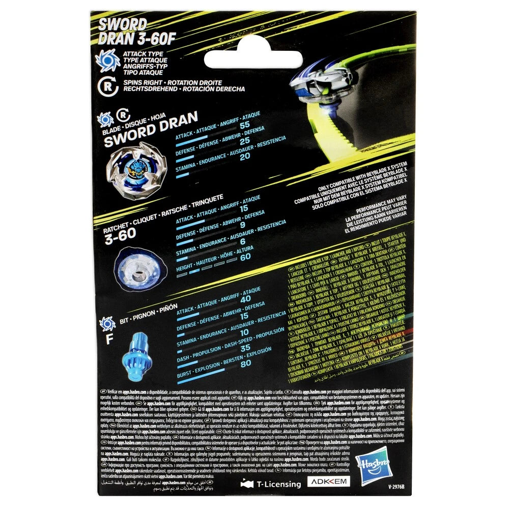 Beyblade X - Sword Dran 3-60F Attack Type
