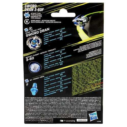 Beyblade X - Sword Dran 3-60F Attack Type