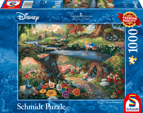 Thomas Kinkade: Disney Alice in Wonderland 1000 (Puslespil)