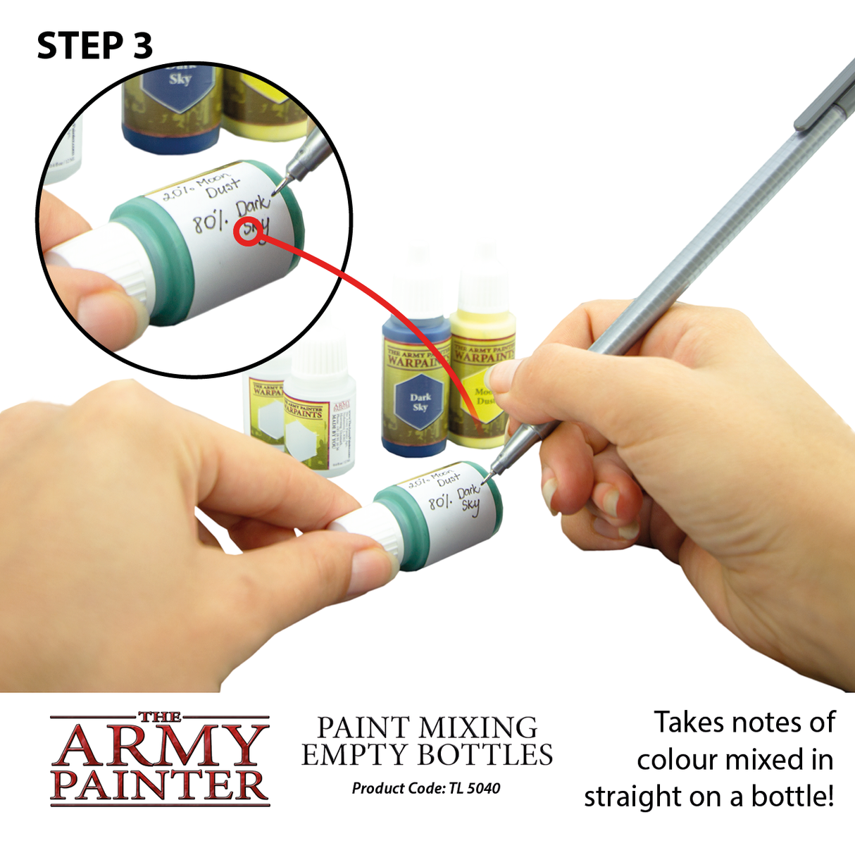 Army Painter: Paint Mixing Empty Bottles