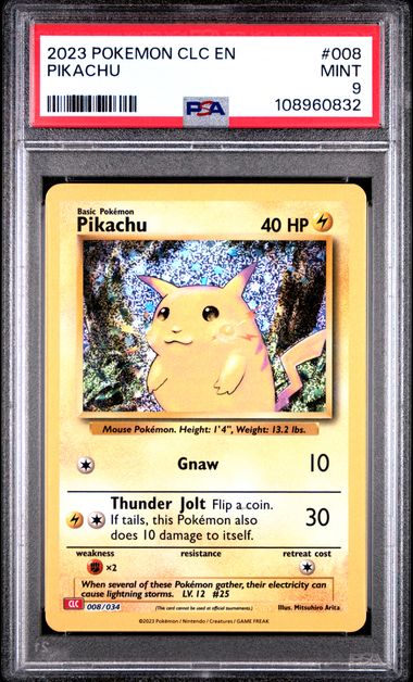 Pikachu #8 PSA 9 [Pokemon CLC Trading Card Game Classic 2023]
