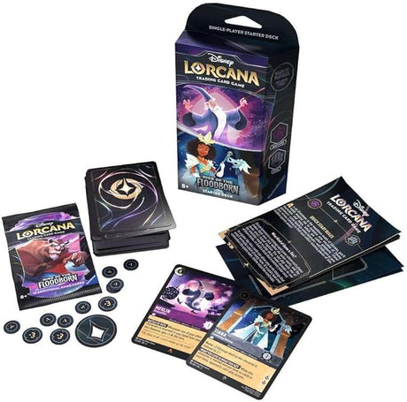 Disney Lorcana: Chapter 2 - Rise of the Floodborn - Merlin and Tiana Starter Deck